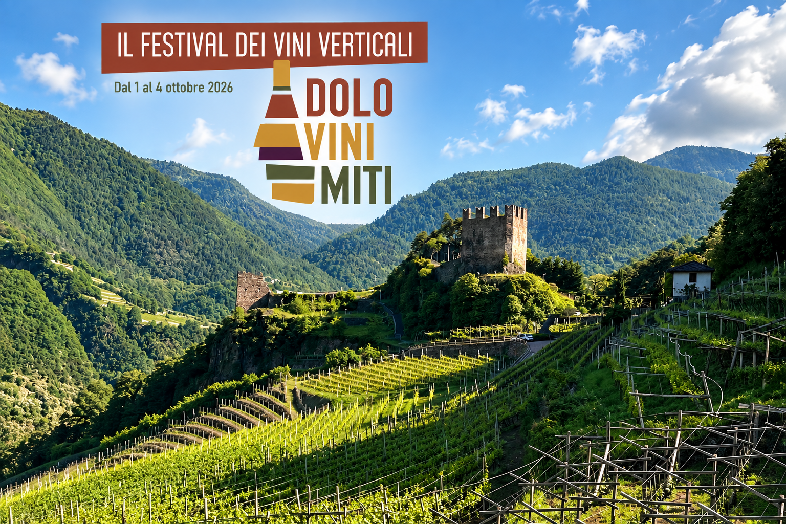 Val di Cembra: oggi al via la quarta edizione di DoloViniMiti